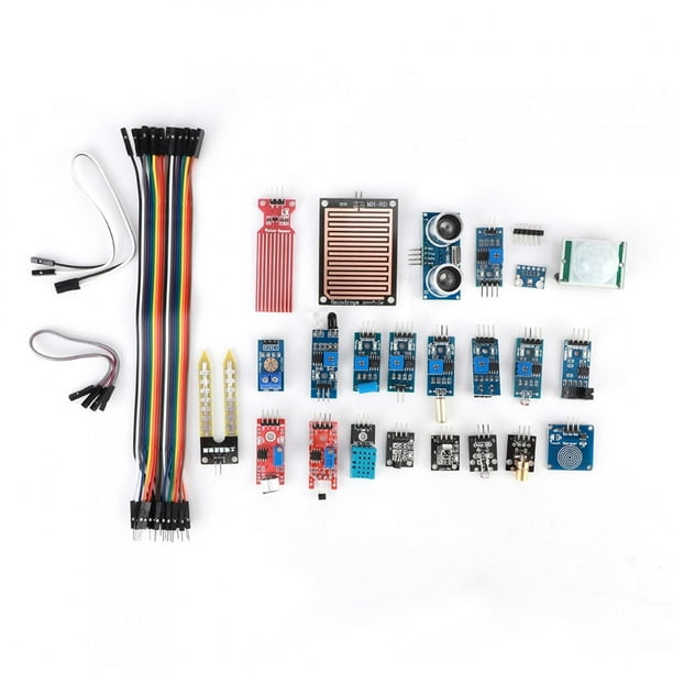 Kit de módulo de sensor, kit de módulo de sensor para kit de módulo de sensor para Raspberry Pi Kit de módulo de sensor para principiantes de durabilidad extendida NikouMX herramienta