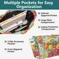thumbnail image 3 of FORMRS Tote Bag for Women Quilted Large Capacity Travel Work Carry On Shoulder Handbag, Vibrant Tomatoes, 3 of 7