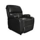 thumbnail image 1 of Sillón Reposet Midtown Concept Reclinable tapizado en simil cuero negro, 1 of 4