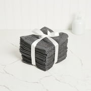 Living Fashions Washcloths 12 Pack – Size 12” x 12” – Soft & Absorbent Wash clothes (Grey)