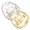 Silver, variant on Gold Stainless Steel Non-Tarnish Adjustable Ring Cat Kitten Shape Animal Pet Statement R3