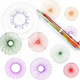 thumbnail image 3 of 22/4/1PC Spirograph Ruler Drawing Scratch Painting Toys Interlocking Gears Wheels Painting Drawing Accessories Educational Toy, 3 of 6