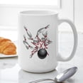 thumbnail image 6 of CafePress - Bowling Large Mug - 15 oz Ceramic Large White Novelty Mug, 6 of 6
