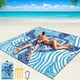 thumbnail image 1 of Manta de playa WIWIGO impermeable a prueba de arena 201x211 cm, 1 of 6