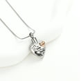thumbnail image 3 of Heart with Angel Wing Print Cremation Jewelry for Ashes Holder Urn Necklace for Sister Memorial Jewelry, 3 of 7