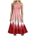 thumbnail image 4 of Yindaity Dress for Teens Wedding Guest Sleeveless Lace Formal Christmas Dresses(Pink,2XL), 4 of 5