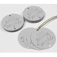 thumbnail image 4 of Inkdotpot Real Silver Foil Let Love Sparkle Wedding Tags Favor Hang Paper Tags 100 Pieces, 4 of 6