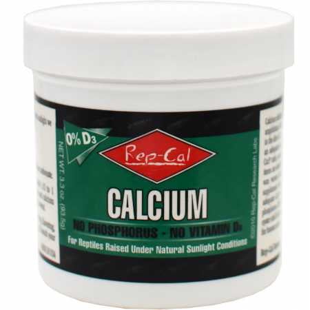 RepCal 0 D3 Calcium No Phosphorus  No Vitamin D3 3.3oz