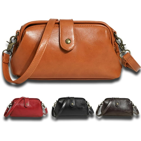 HMSHA Gpmsign Retro Handmade Bag, Premium Italian Leather Handbags, Ladies Shoulder Purses Messenger Bag