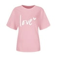 thumbnail image 7 of WTXUE Valentine's Day Shirt for Men Love Heart Printed Shirts Graphic Tees Crewneck Short Sleeve Tops Running Tops Lightweight Breathable Workout Tops Oversized Tshirts Fashion Tops Light Pink S, 7 of 7