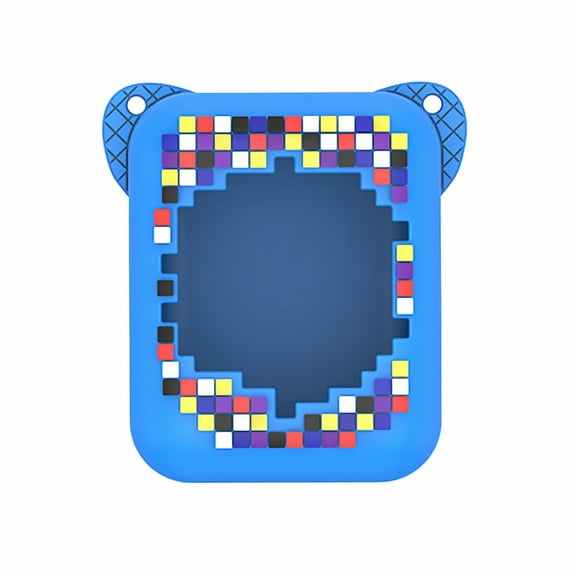 GASTROPOD Adult'S Protective Electronic Carrying Case,Shockproof Protection Carrying Case for Bitzee Digital Pet,Detachable Lanyard Silicone Protective Case for Bitzee,Blue