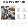 thumbnail image 5 of Throw Pillow Covers Plant Pillow Cases Orange Grey Abstract Decorative Cushion Covers for Sofa Couch, 5 of 5