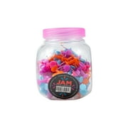 JAM Paper Colorful Push Pins, Assorted Color Jar, 150 per Pack