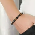 thumbnail image 4 of K-KED Mens Triple 9mm Protection for Bring Luck and Prosperity Hematite Bracelet, 4 of 4