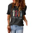thumbnail image 4 of POGLIP Noir 11:11 Déclaration d'Amour Imprimé T-Shirt, 4 of 6