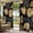 Gold Black, variant on Outdoor Curtains for Patio Waterproof, Black Golden Palm Leaf Outdoor Privacy Panels Grommet, Tropical Plant Modern Luxury Blackout Outside Curtains for Porch/Cabana/Pergola/Gazebo 54"x84", 2 Panels