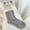 Gray, variant on Women's Fleece Lined Mid Calf Socks Warm Cozy Thermal Winter Boot Socks
