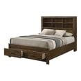 thumbnail image 6 of ACME Merrilee II Contemporary Solid Wood Queen Bed with Storage in Oak, 6 of 6