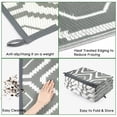 thumbnail image 3 of Alfombra de acampada al aire libre Fifame reversible con pajita, 3 of 8