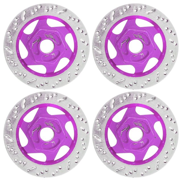 Universal Aluminum Alloy RC Car Brake Disc Metal Hex Adapter for 1 10 Remote Control Car Set of 4PCS