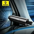 thumbnail image 2 of Car Window Glass Breaker Safety Hammer Seat Belt Cutter Auto Life-Saving Escape Emergency Accessoyies Tool Kit, 2 of 9