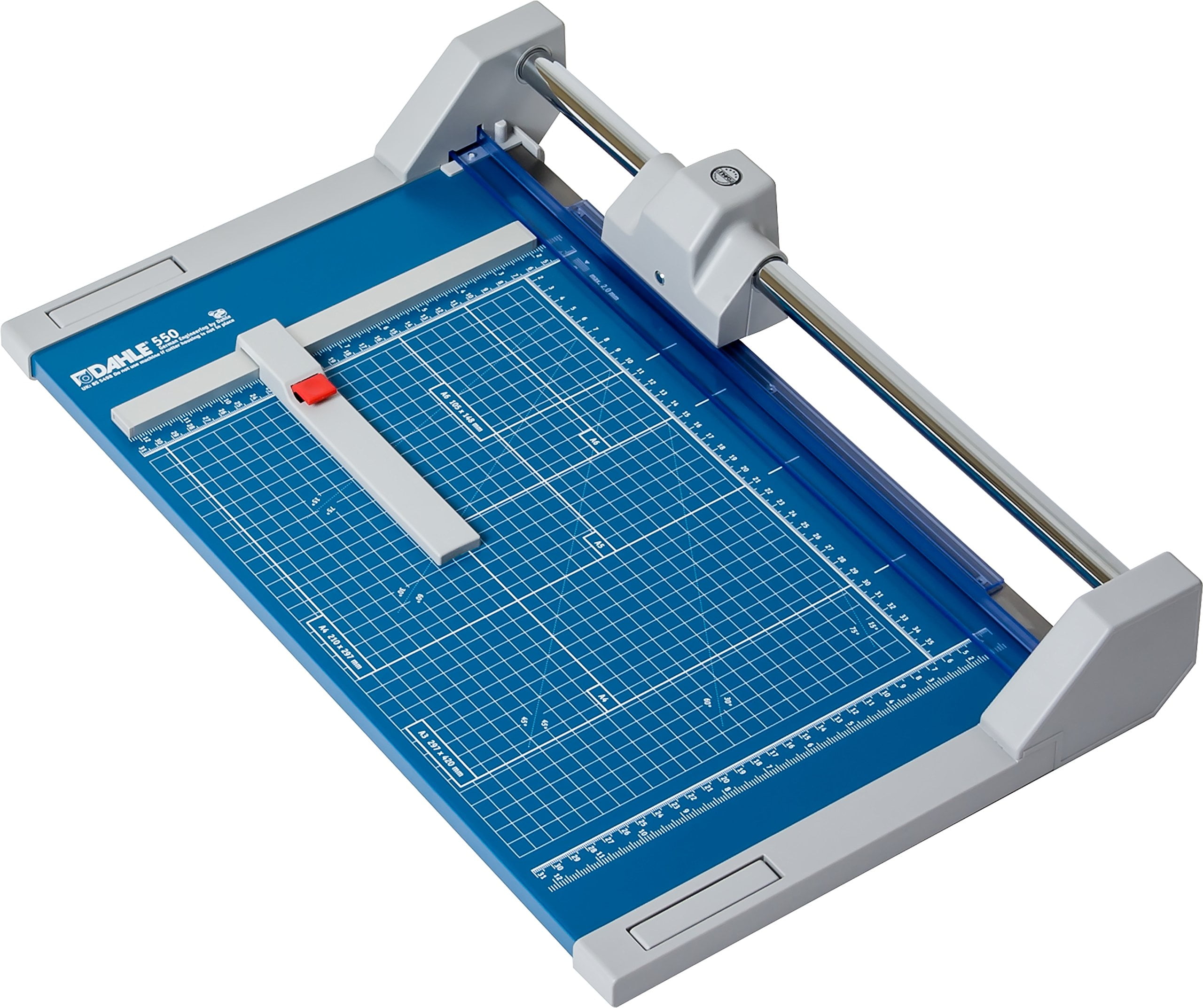 Dahle 550 Professional Rolling Trimmer, 141/8" Cut Length, 20 Sheet