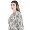 thumbnail image 4 of Conjunto estampado Roman Fashion /Curvy, 4348 (Hueso-Negro) beige 38, 4 of 7