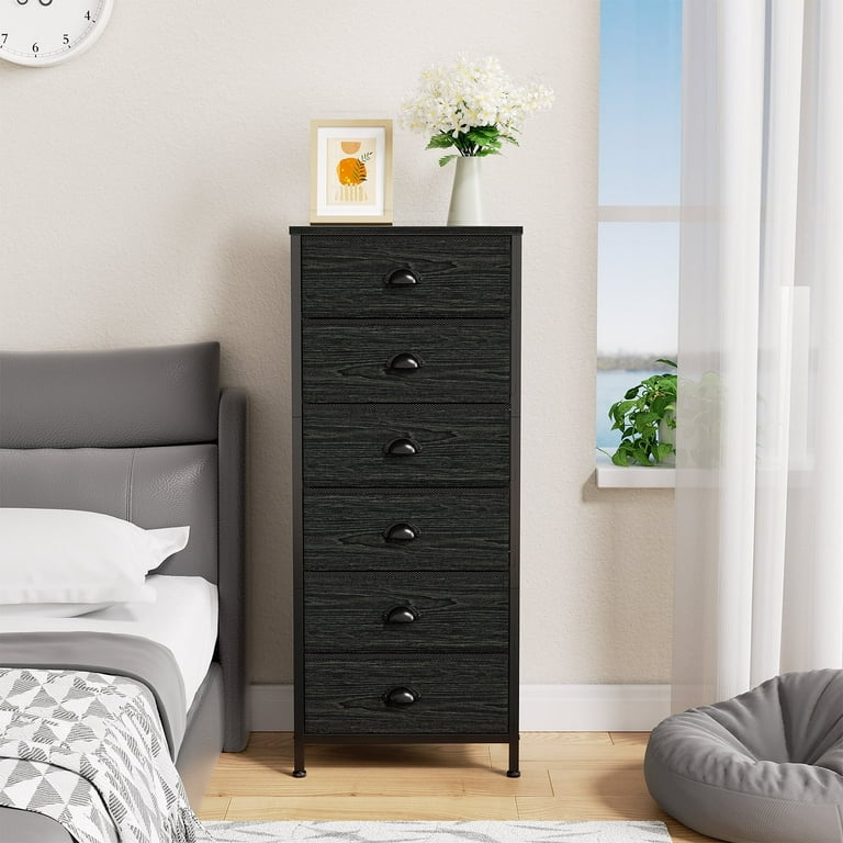 Tydimor Tall 6 Drawer Dresser, Fabric Storage Organizer