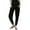 Black, variant on Bimba Women's Yoga Pants Casual Spandex Elastic Waist Jogger Pants with Pockets Black