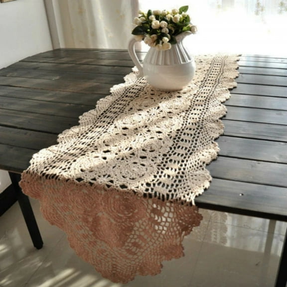 Crochet table runners vintage hand crocheted table runners