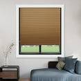 thumbnail image 3 of MYshade 12 Pack No Tools Temporary Blackout/Light Filtering Paper Shades for Windows(Brown, 36" W x 72" H), 3 of 6
