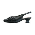 thumbnail image 3 of FLORAL Yesenia Women's Wide Width Slingback Dress Shoes BLACK 5, 3 of 6