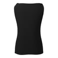 thumbnail image 4 of DuoJiaJ Womens Casual Fashion V Neck Knotted Detail Sleeveless Blouses Shirts Women’s Casual Ribbed Knit Tank Tops, 4 of 4