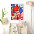 thumbnail image 4 of 5D DIY bandera pájaro completo redondo diamante pintura mosaico abstracto Kits pared imagen Hugtrwg Para estrenar, 4 of 9