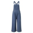 thumbnail image 3 of Jean Bell Bottom Pants for Women High Waist Women Jean Jumper Pants Pants Women's Bib Denim Pants Rompers Bib Jumpsuits Long Fashion Women's Jeans New Boyfriend, 3 of 5