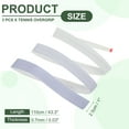 thumbnail image 2 of Tennis Racket Grip Tape, PU Racquet Overgrip with Damping Ridges Anti-Slip Absorbent Handle Grip for Badminton Pickleball Fishing Rod Gradient Purple, 2 of 6