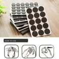 thumbnail image 4 of NON SLIP FURNITURE PADS,4 PCS 5.6" Furniture Grippers! Best SelfAdhesive Rubber Feet Furniture Feet,Ideal Non Skid Furniture Pad Floor Protectors for Fix in Place Furniture, 4 of 7