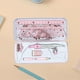 thumbnail image 5 of 2xMath Geometry Kit 8Pcs Suministros Para Estudiantes Transportador Para Dibujos Rosa, 5 of 8