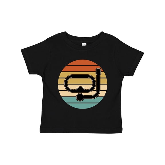 Inktastic Scuba Diver Retro Sunset Diving Gift Boys or Girls Toddler T-Shirt