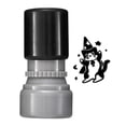 thumbnail image 1 of Outdor 5ml Cat Pattern Stamp Counts Round Self Inking Stamp Stamp For Journals Scrapbook Cards & Teacher Black Cats Decorative, 1 of 5
