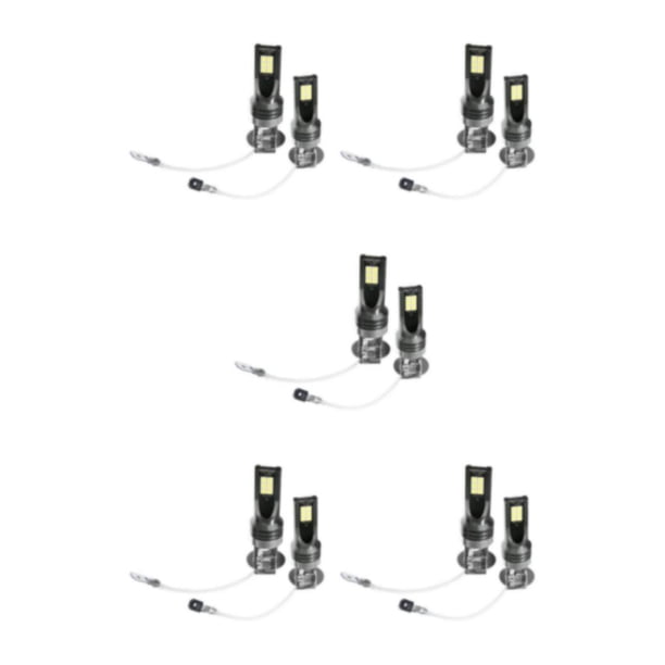 Scienceny 3030 12LED 1200LM Luces de conducción antiniebla DRL Kit de faros Bombillas 6500K Blanco Type2 NO2