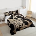 thumbnail image 3 of Homewish Cow Print Bedding Comforter Set 2pcs for Female Men Adults,Animal Cattle Print Twin Comforter Sets Microfiber,Farmhouse Animal Breathable Bedding Set,Lightweight Room Decor,Reversible, 3 of 8