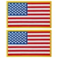thumbnail image 1 of Patch CXWLJL con bandera estadounidense bordada de 13 x 8 cm, 2 unidades, 1 of 6
