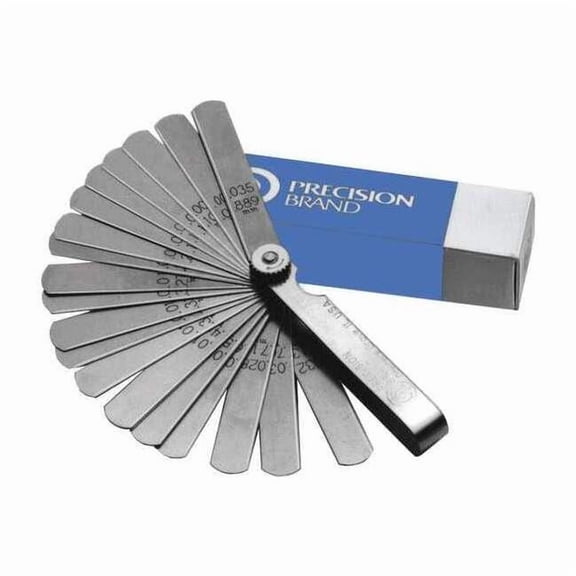 Precision Brand Feeler Gauge,High Carbon Steel,Assort. 19821