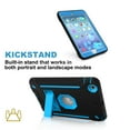 thumbnail image 4 of Dteck iPad Mini 4/5 Case (no built-in screen protector), iPad Mini 4 Case, iPad Mini 5 Case, Three Layer Heavy Duty Shockproof Protective Case with Kickstand For iPad mini 4 5, Black/Blue, 4 of 5