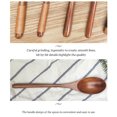 thumbnail image 5 of Wooden Cutlery Set | 3 Piece Travel Utensils | Spoon Fork Chopsticks | 8.5 Inch Eco-Friendly Natural Wood | Reusable Portable Flatware with Cloth Pouch | Comfortable Grip | Classic Minimalist Design, 5 of 8