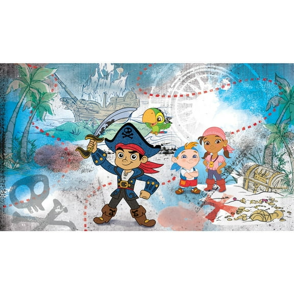 Captain Jake and the Never Land Pirates XL Prepasted Wall Mural