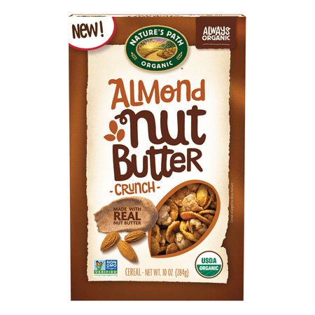 Nature's Path Organic Almond Nut Butter Crunch Cereal, 10 oz