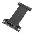 thumbnail image 2 of Rallonge Riser PCIE4.0 X1, Câble d'Extension GPU Haute Vitesse à Angle Droit 90 16Gbps PCI Express Gen4 pour Carte Graphique, 2 of 7