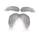 thumbnail image 2 of Bigote falso, cejas, disfraz, accesorios para fiestas de cumpleaños y óperas. gris, 2 of 9